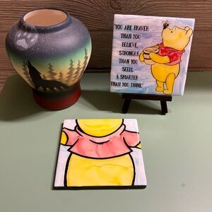 Winnie the Pooh Ceramic Decorative Tile Set